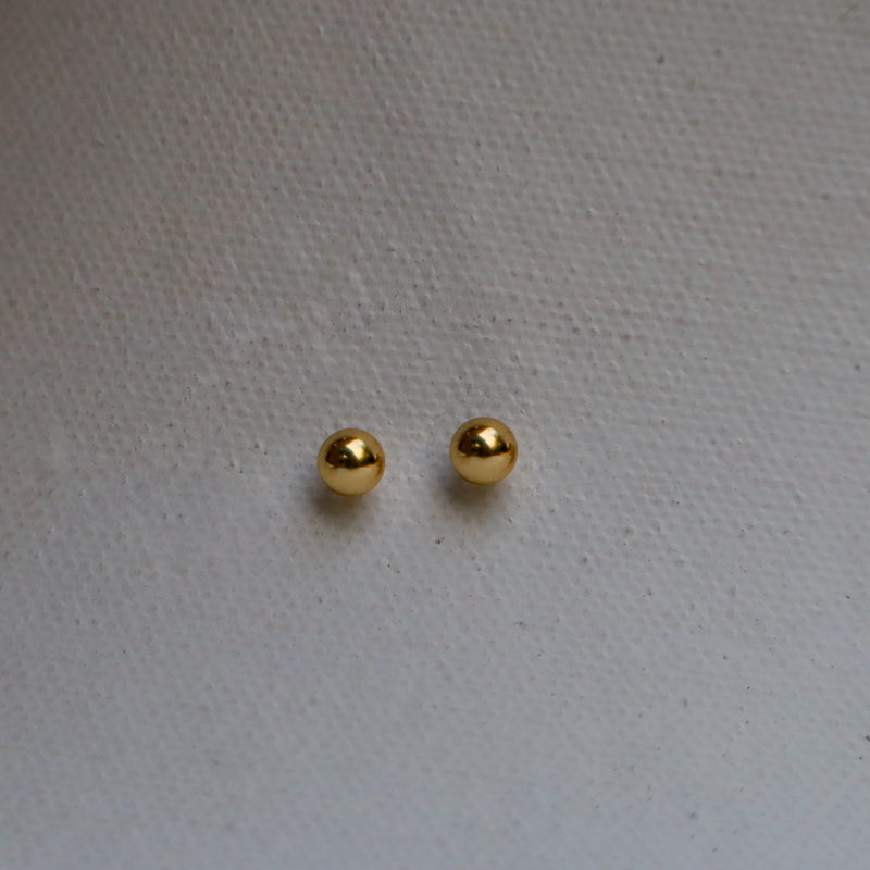 Gold Ball Studs