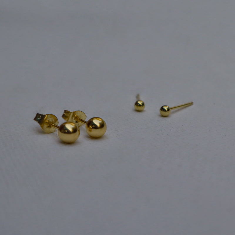 Gold Ball Studs