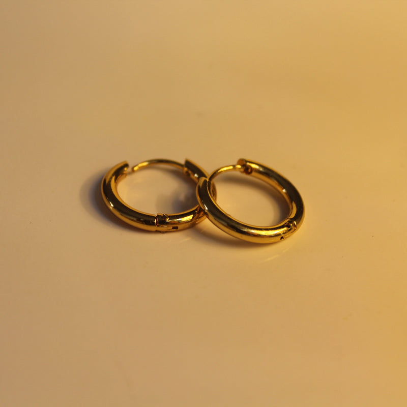 Classic Gold Hoops