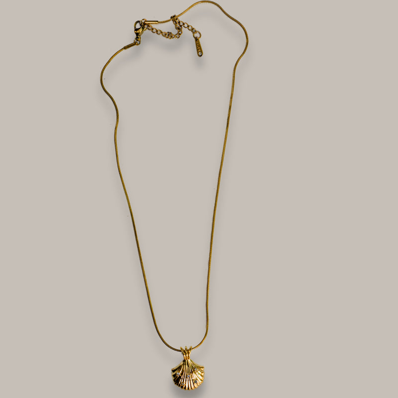 Golden Shell Necklace