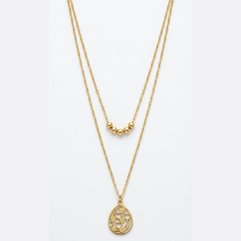 Keeper of Hearts Layered Necklace