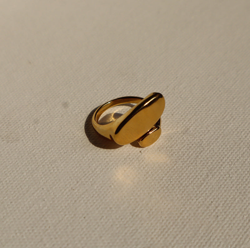 Gold Double Take Ring