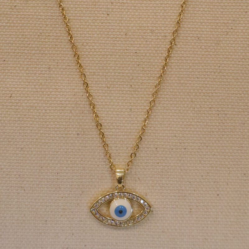 Guardian Evil Eye Pendant Necklace