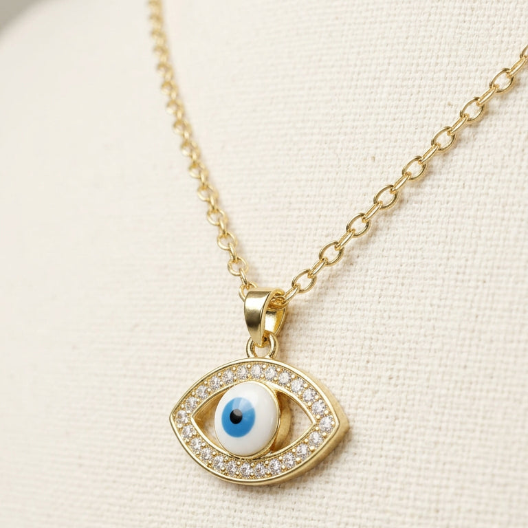 Guardian Evil Eye Pendant Necklace
