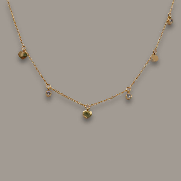 Love Heart & Sparks Necklace