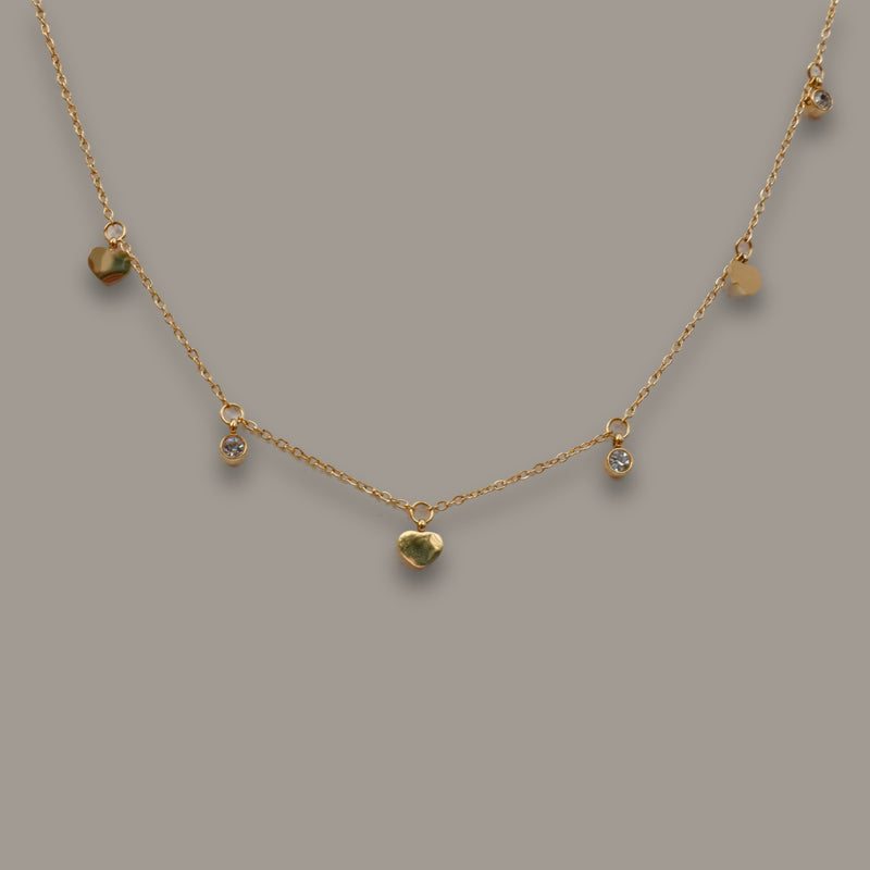 Love Heart & Sparks Necklace
