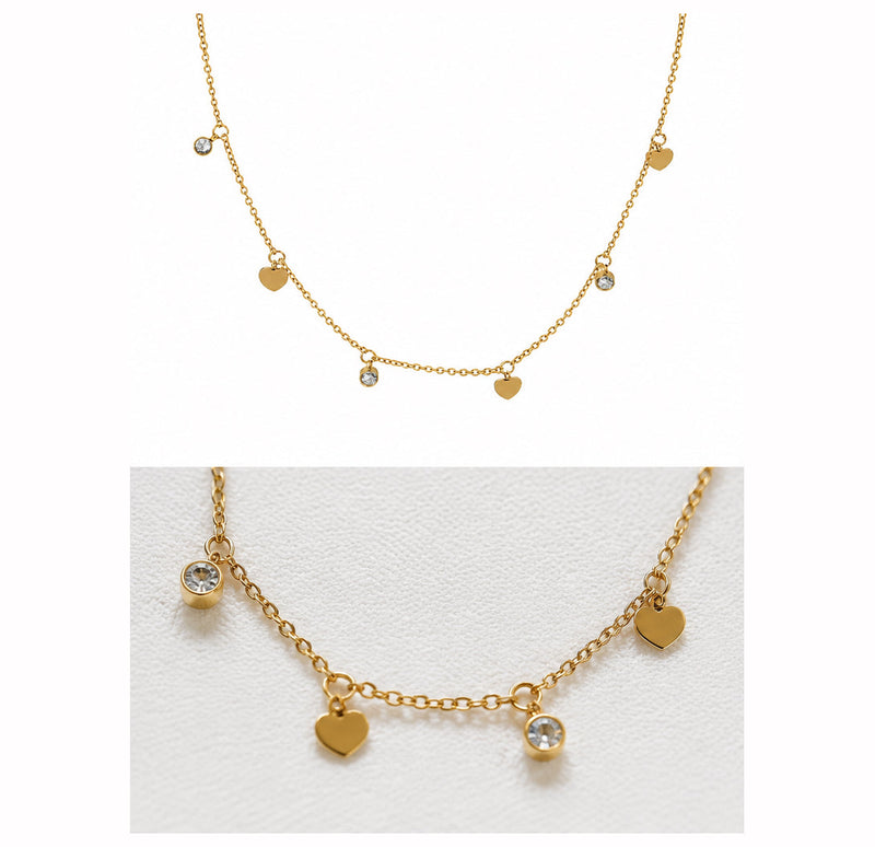 Love Heart & Sparks Necklace