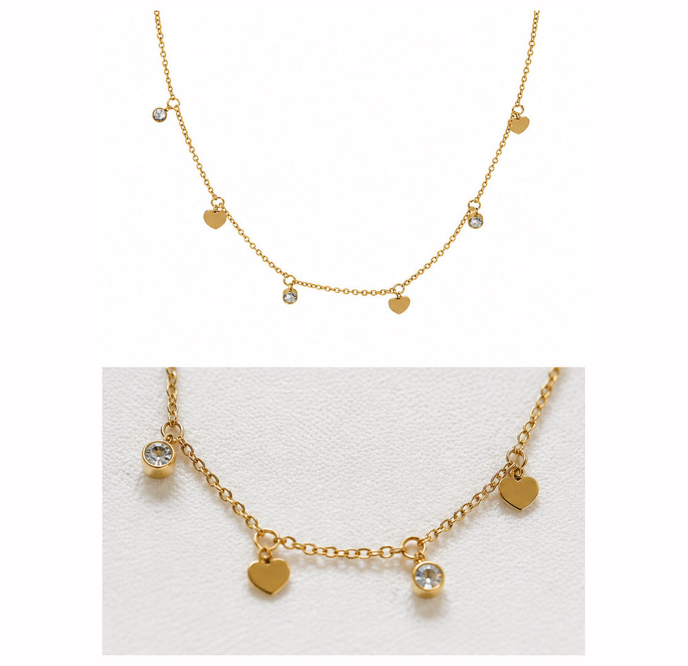 Love Heart & Sparks Necklace