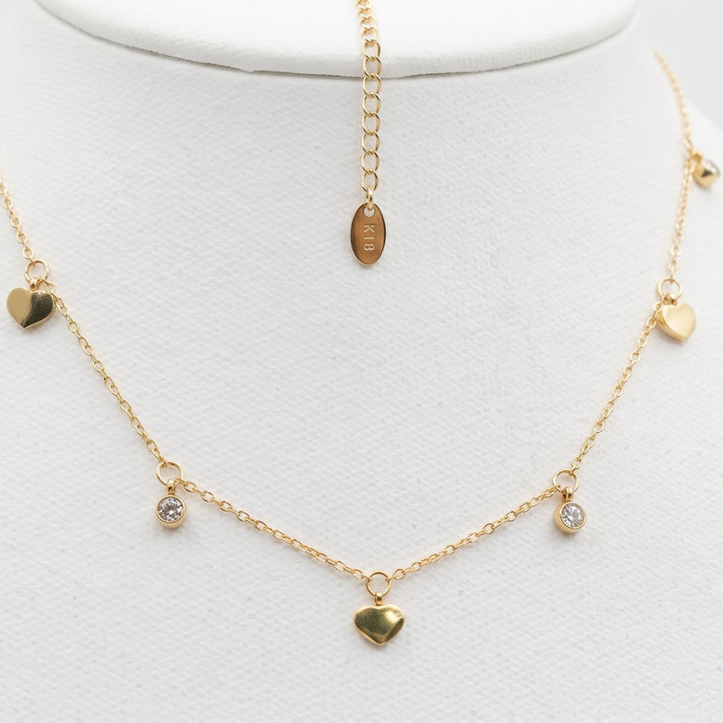 Love Heart & Sparks Necklace