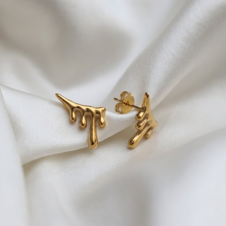 Drop Spike Stud Earrings