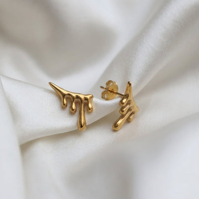 Drop Spike Stud Earrings