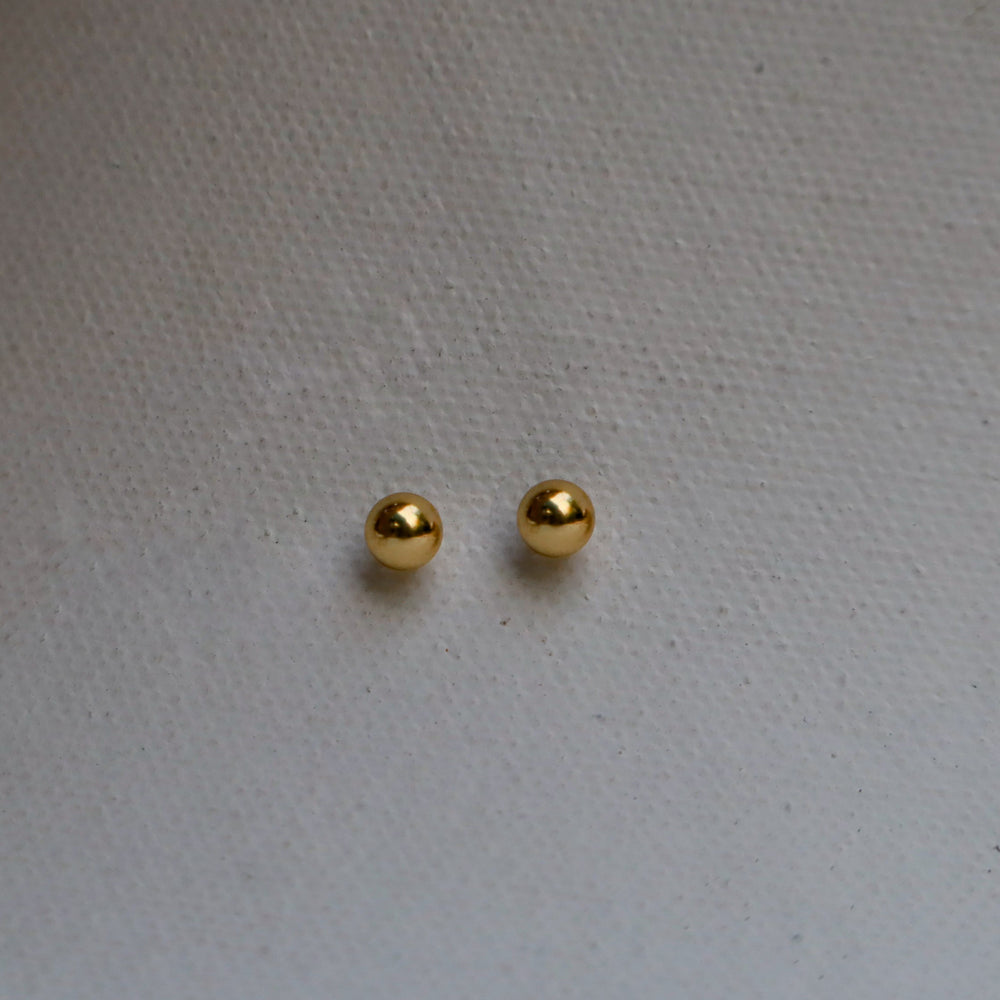 Gold Ball Studs