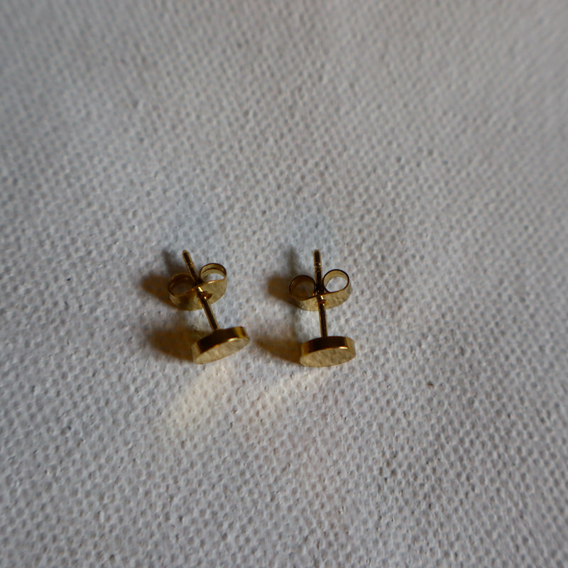 Gold Disc Studs