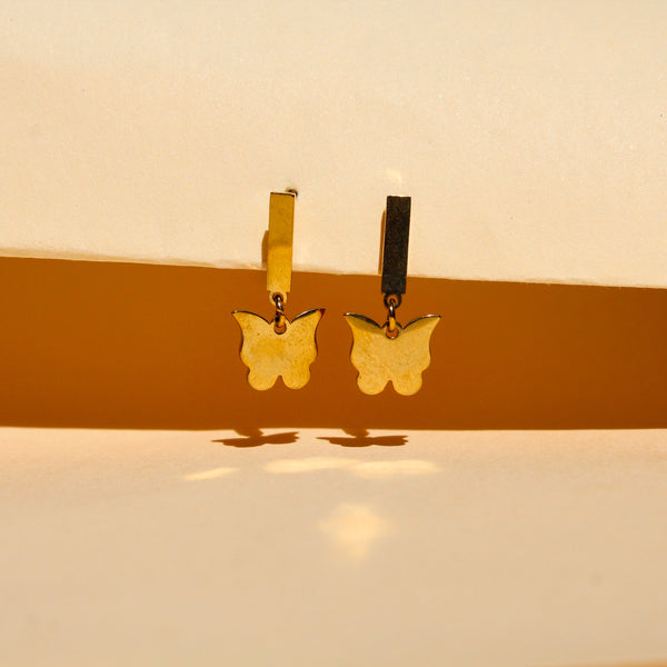 Butterfly Drop Earrings