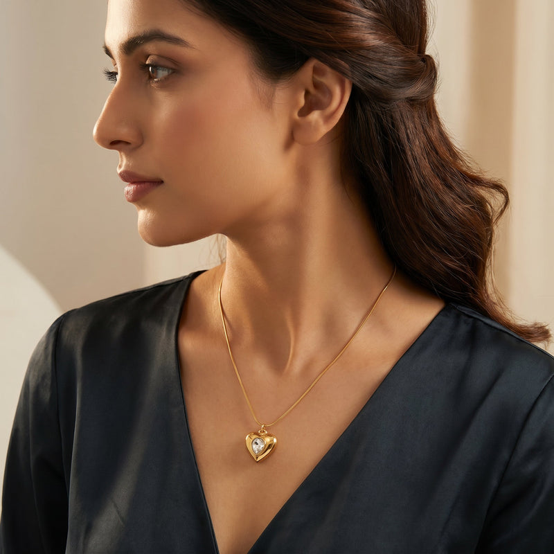 Crowned Heart Necklace