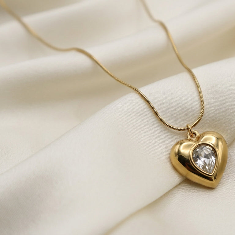Crowned Heart Necklace