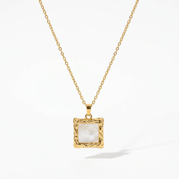 Gilded Frame Necklace
