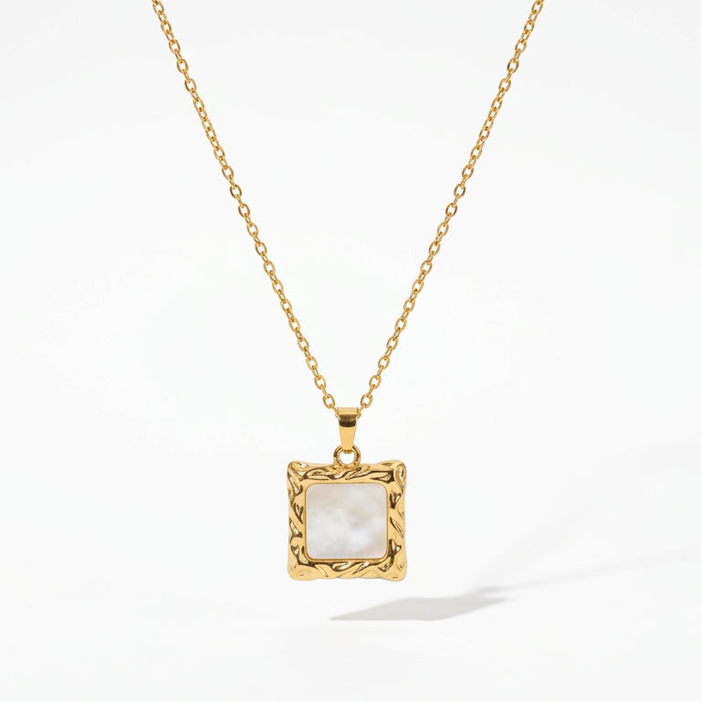 Gilded Frame Necklace