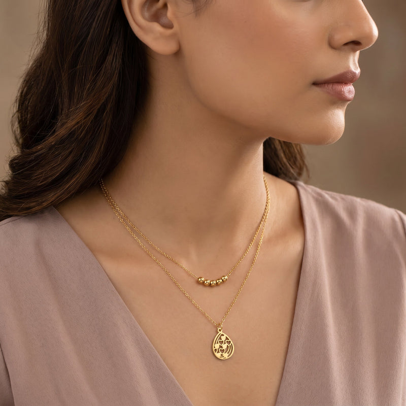 Keeper of Hearts Layered Necklace
