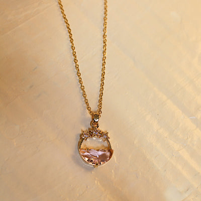 Rose Moon Star Necklace
