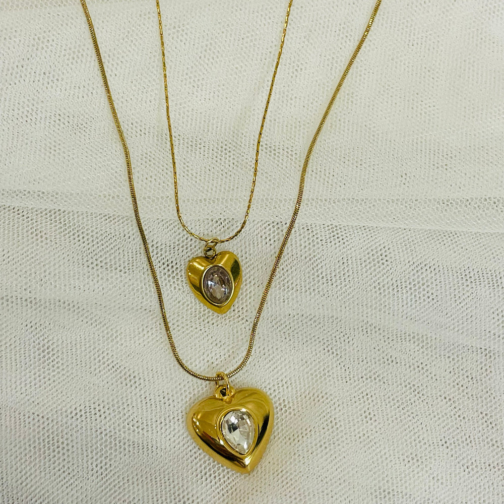 Hidden Gem Love Pendant Necklace