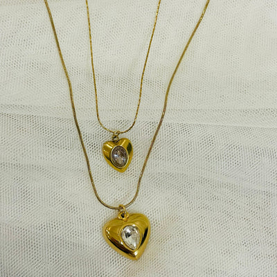 Hidden Gem Love Pendant Necklace