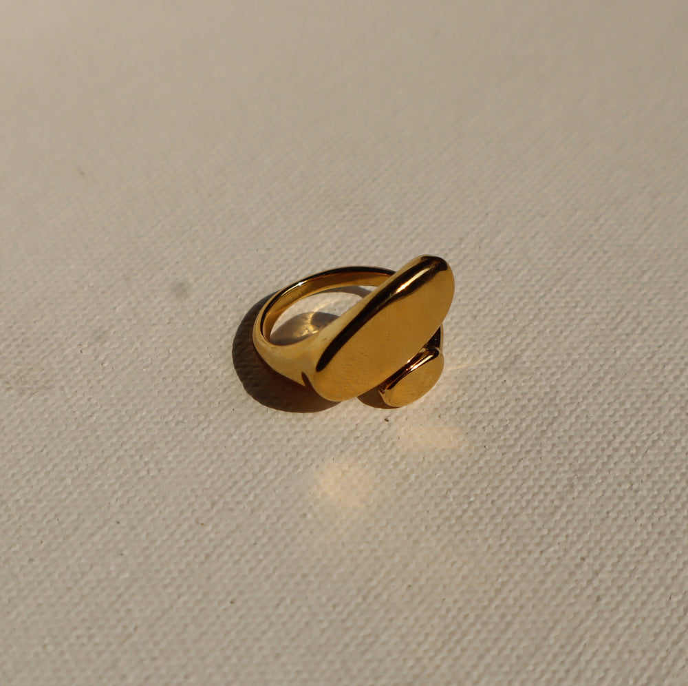 Gold Double Take Ring